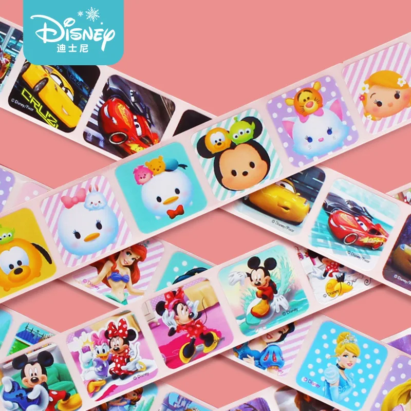 200 шт./кор. Disney наклейки съемный из мультфильма Холодное сердце с Микки Маусом