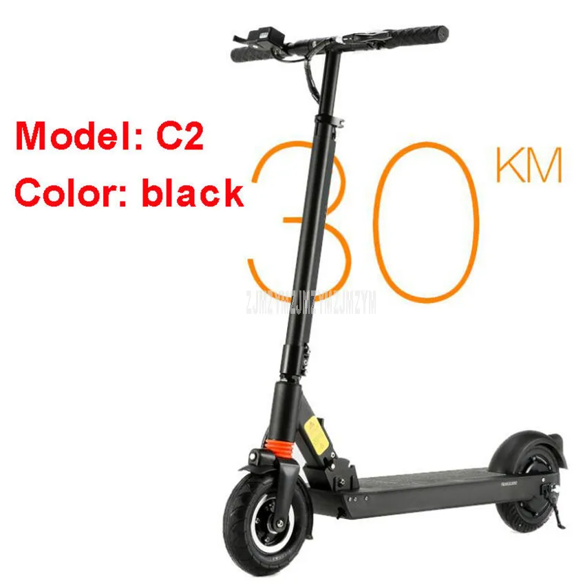 C2 Black C1/C2/K1 двухколесный Умный складной электрический ножной скутер, электрический скейтборд для взрослых, 15 км/30 км/35 км - Цвет: C2 Black