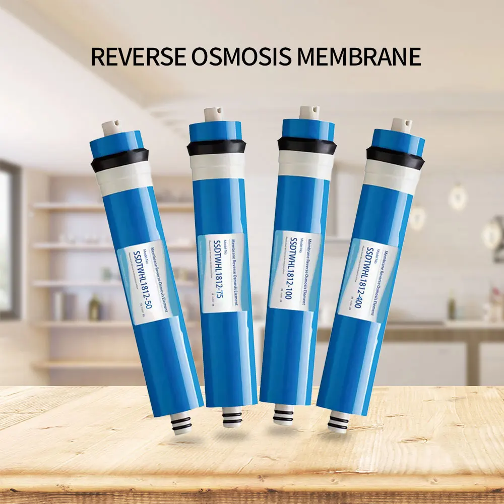 Мембрана обратного осмоса 100 GPD для дома с функциями очистка воды, фильтрация, уменьшение количества бактерий, для кухни