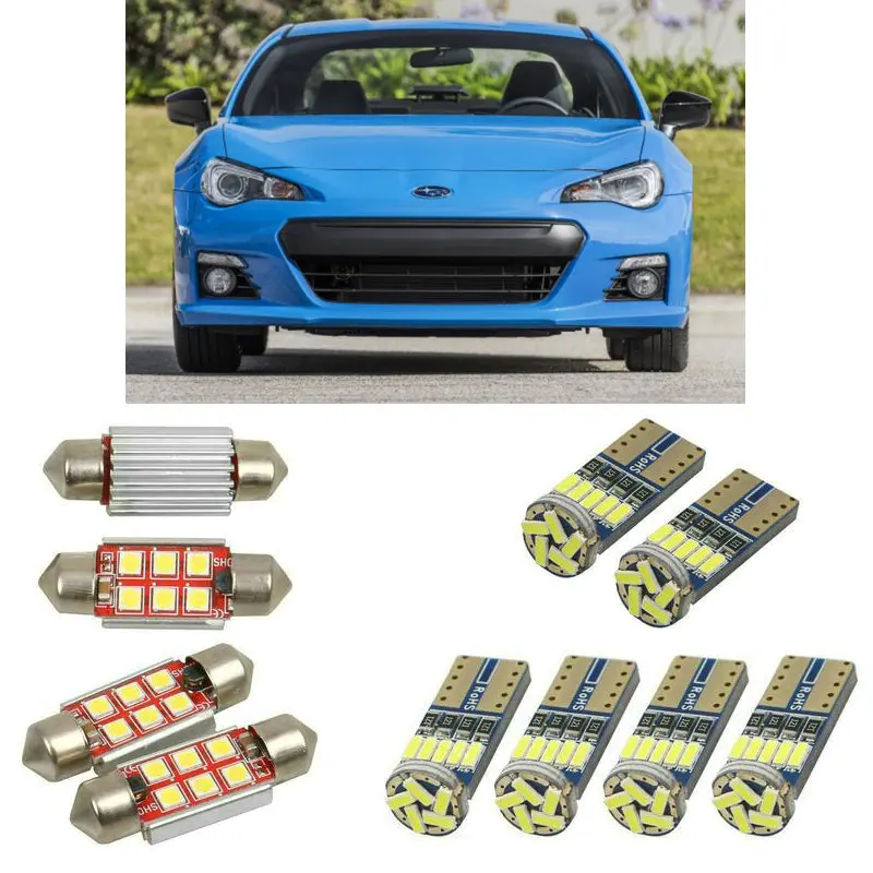 Внутренний светодиодный автомобильный светильник s для subaru brz coupe 2012