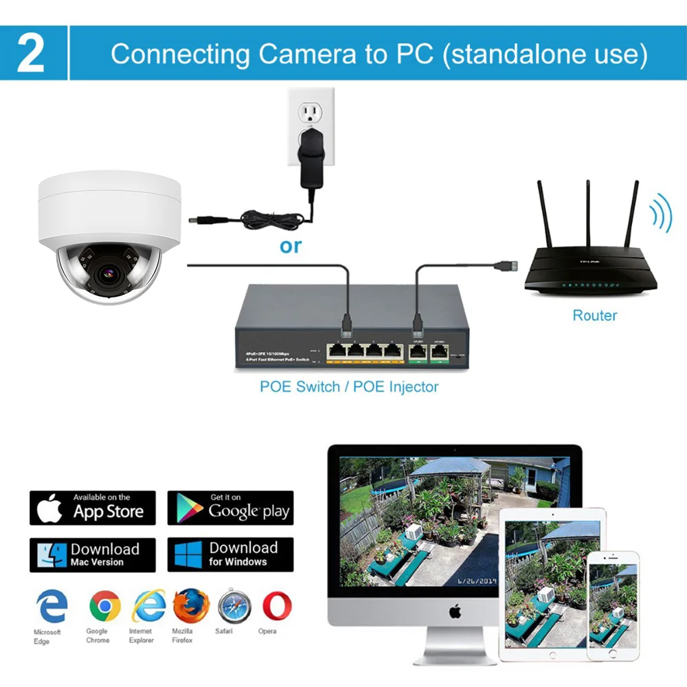 Ip-камера POE H.265 совместимая Hikvison 5MP IP POE камера для внутреннего и наружного наблюдения, настенный кронштейн для DS-1258-ZJ