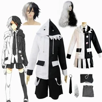 anime danganronpa v3 killing harmony monokuma unisex coat shirt skirt tie socks set cosplay costume