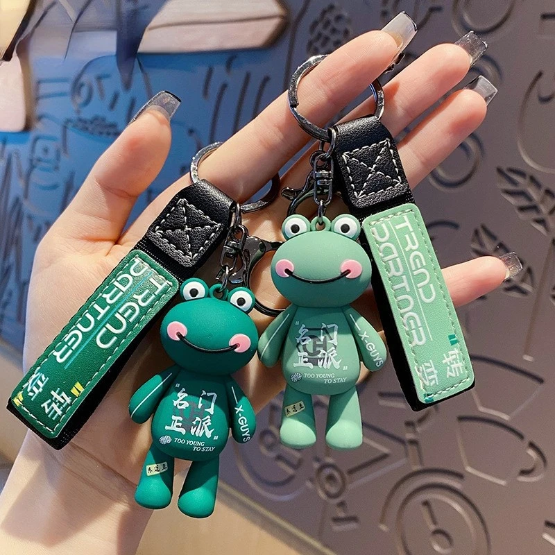 

Baimao, граффити из мультфильма, Зеленая Мода, брелок для автомобиля, модные аксессуары для влюбленных, симпатичная Подвеска для сумки