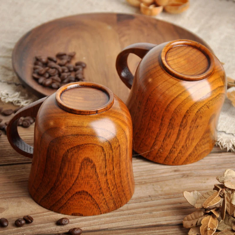 Деревянная кружка ручной работы для чая кофе деревянная пива чашка молока дома и