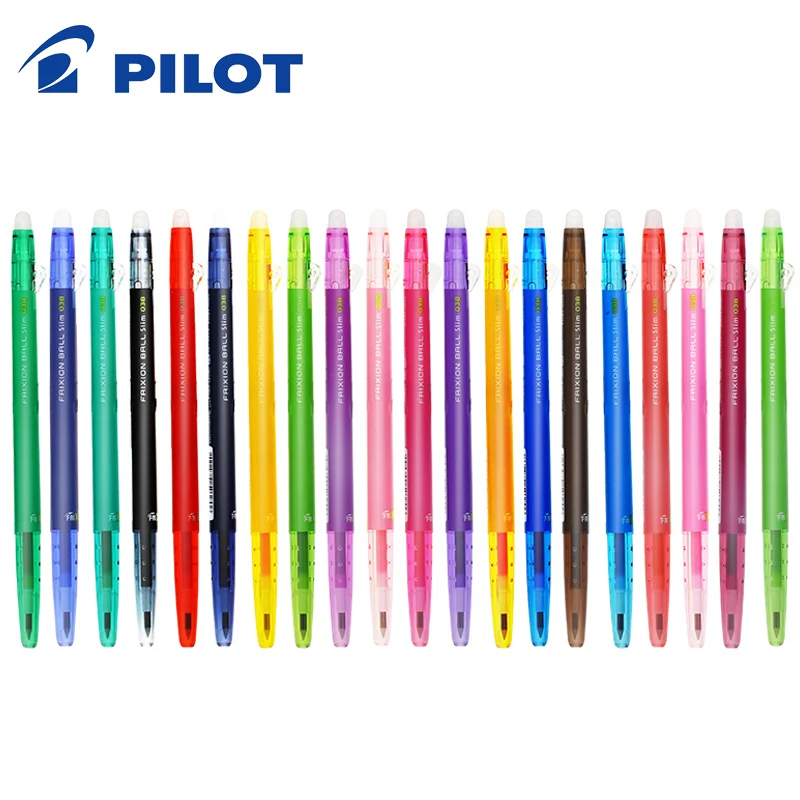 20 шт Япония пилот ручка FRIXION тонкий стираемый гель ручка шариковая точка 0,38 мм LFBS-18UF 20 цветов в наличии
