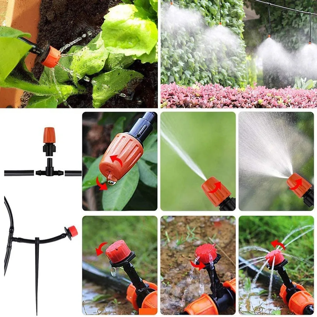 149 шт. система орошения набор садовый таймер шланг капельного капельный полив