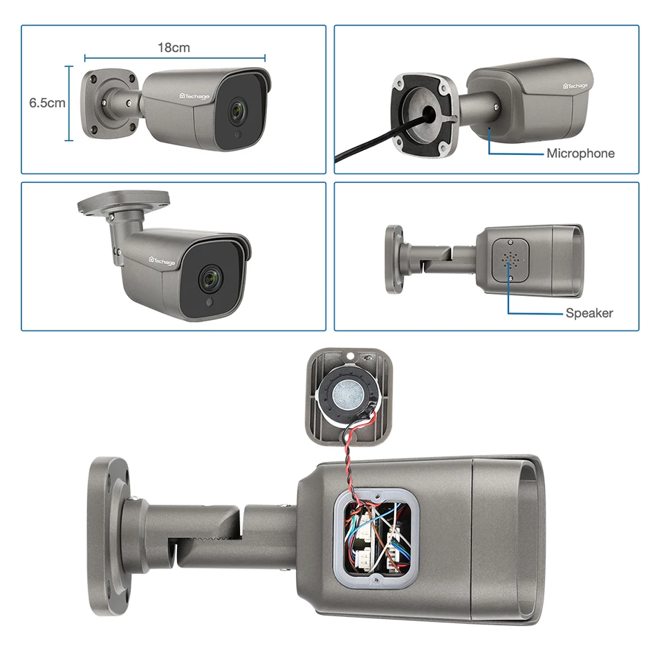 

HD 5MP IP Camera Set H.265 CCTV System 8CH POE NVR Kit Outdoor Waterproof Surveillance Camera P2P Video Audio Recorder