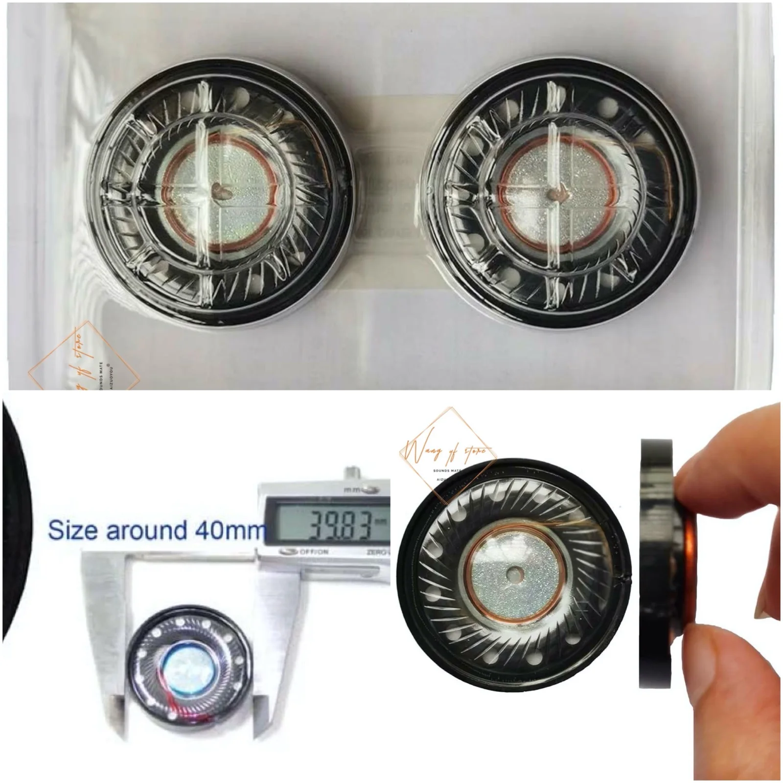 Fones de Ouvido Peças de Substituição Par de Motores de Fone de Ouvido 32ohm para Marshall Major Marshall 2 Séries 1 40mm ii