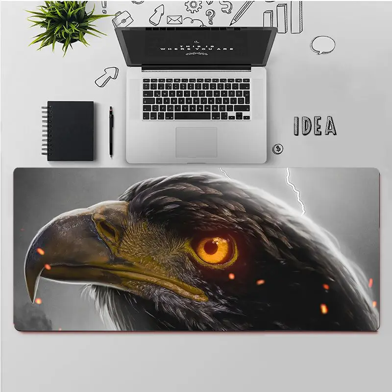 

FHNBLJ fiercely birds eagle Customized MousePads Computer Laptop Anime Mouse Mat Free Shipping Large Mouse Pad Keyboards Mat