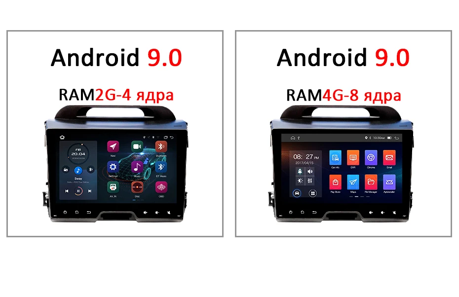 " 4G 64G Android 9,0 DSP ips AV выход автомобильный dvd-плеер для KIA sportage 2011- gps экран Навигация стерео радио приемник