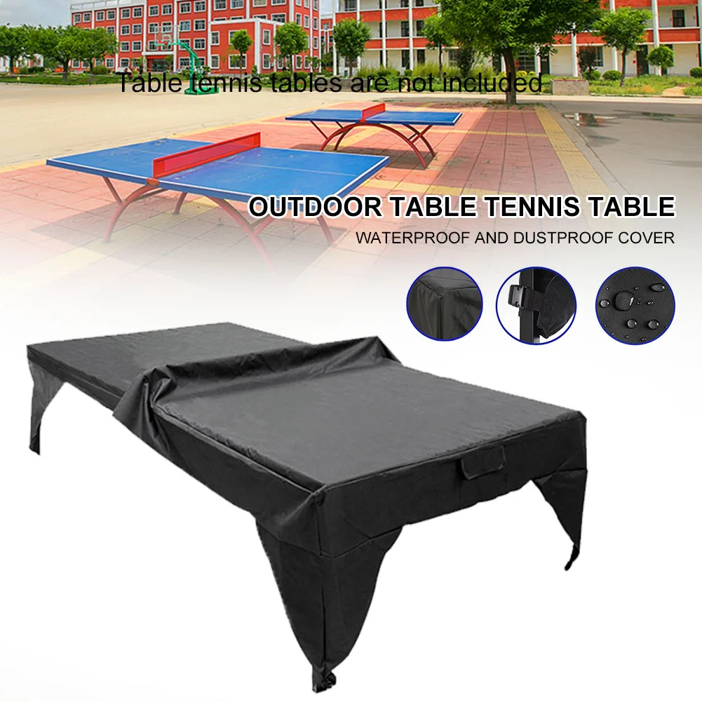 

Sports Durable Oxford Fabric Indoor Windproof Outdoor Waterproof Table Tennis Cover Practical Anti Dust Shade Foldable Pingpong