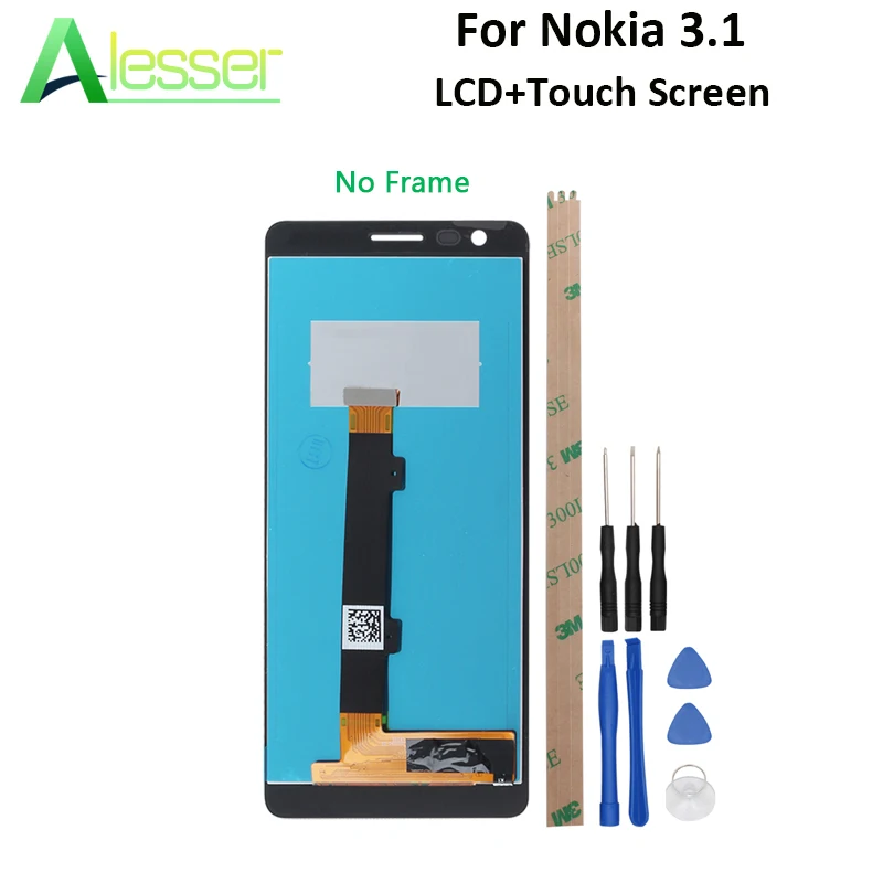 Alesser для Nokia 3 1 ЖК дисплей и сенсорный экран дигитайзер сборка Замена телефон +