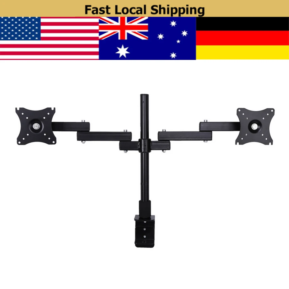 Кронштейн с двойным монитором кронштейн для компьютерного ТВ экрана двойная