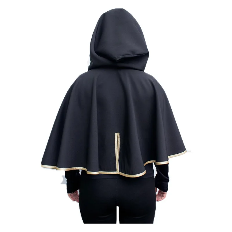 

Black Clover Asta Cloak Headband Anime Black Bulls Badge Logo Shawl Cosplay Costume