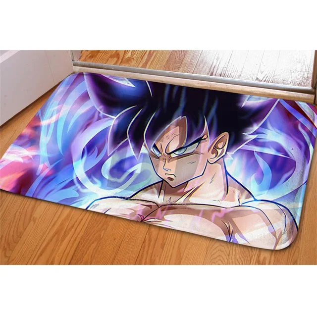HMF707CN HUGSIDEA принт Dragon Ball Z ковры Легенда Супер Saiyan дом вход коврик для кухни Нескользящие Коврики для гостиной передний коврик - Цвет: HMF707CN