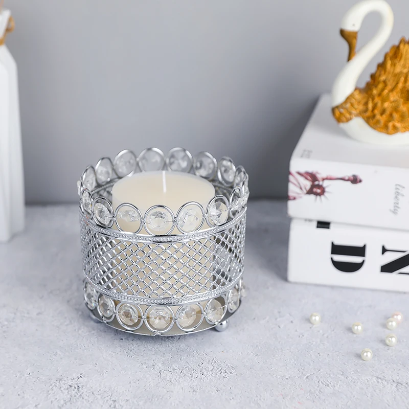 Европейский Хрустальный подсвечник для свечей свадебный стол Центральная