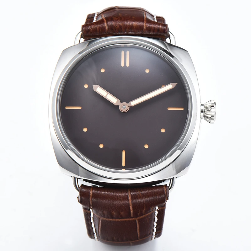 Механические часы с ручным заводом светящиеся водонепроницаемые 316L нержавеющая