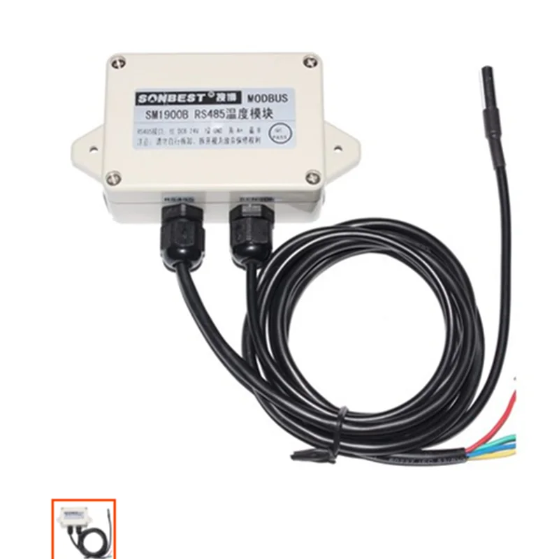 RS485 модуль сбора температуры DS18B20 датчик обнаружения воды|Температурный датчик| |