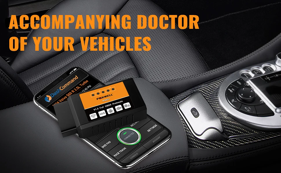 FOXWELL FW601 Универсальный OBD2 WI-FI ELM327 V 1,5 сканер для iPhone IOS АВТО OBDII сканирующий Инструмент OBD 2 код ридер V1.5 Wi-Fi ODB2
