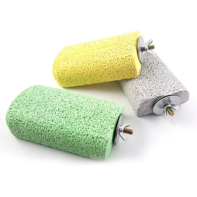 Новая птица клюв шлифовальный камень платформа попугай прыжки стенд клетка