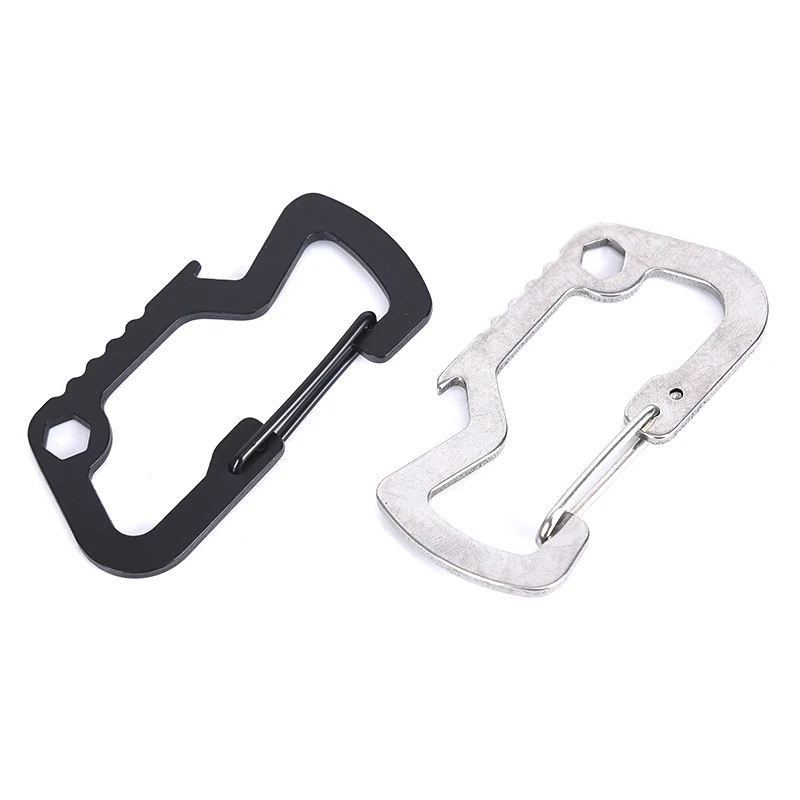 1 шт. защитный мульти инструменты Карабин брелок для ключей дорожная Бутылка