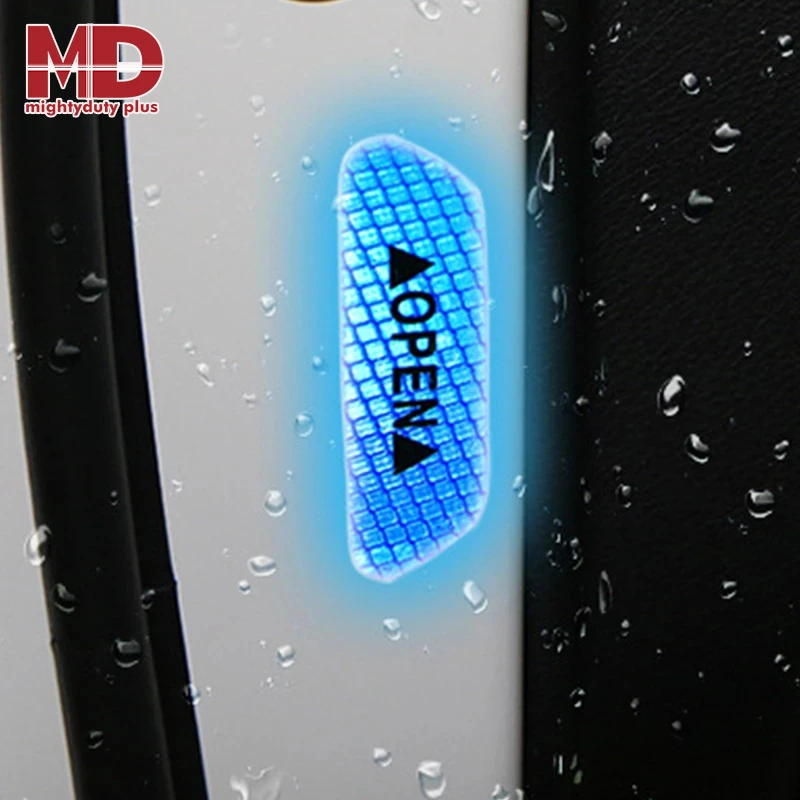 4 шт./компл. багажник автомобиля Стикеры Авто само липкая сигнальная лента DIY