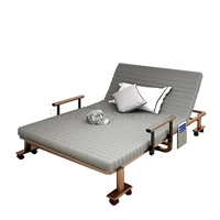 folding bed single bed lunch break bed portable double marching bed office lounge chair escort bed