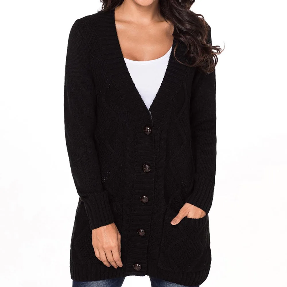 Высококачественный Женский вязаный свитер 2019 осень и зима мягкий теплый