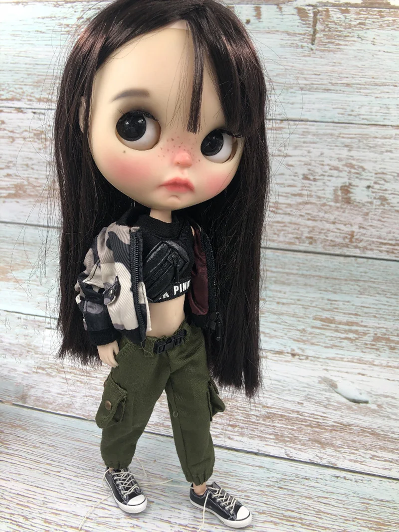 Кукольная одежда Blyth пальто с длинным рукавом/жилет или комбинезон штаны для