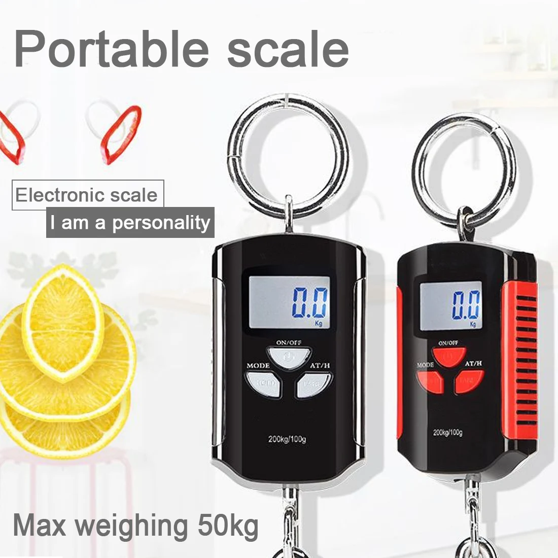 Мини портативные подвесные крановые весы 200 кг/100 г цифровые большой