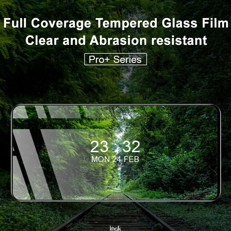 

Imak for vivo X70 Tempered Glass Sensitive Touch Full Coverage Glass Full AB Glue Absorb Wear Resistant