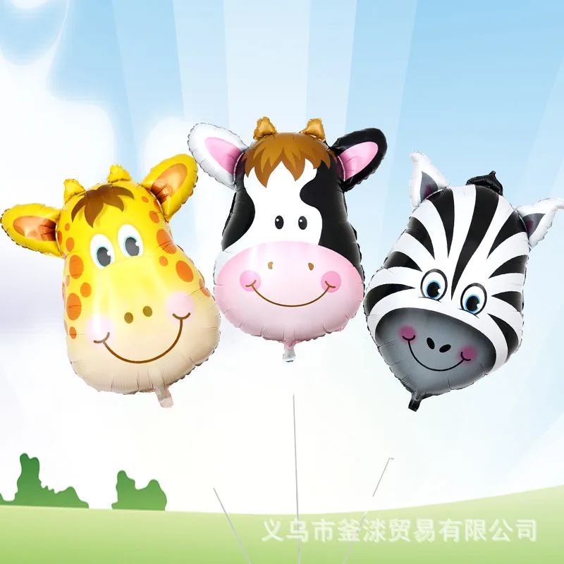 Мультфильм воздушный шар алюминиевая пленка мультфильм оптом мини маленький