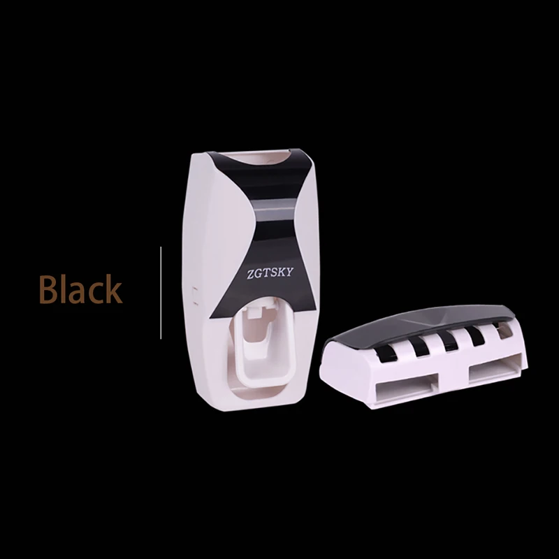 

BAISPO Fashion Automatic Toothpaste Dispenser Toothbrush Holder Bathroom products Wall Mount Rack Bath set Toothpaste Squeezers