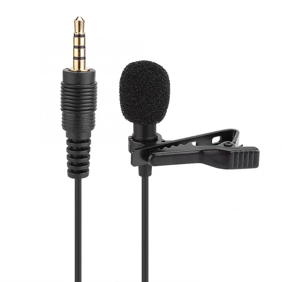Microfono 3 5 мм разъем мини проводной клип на лацкане Hands Free конденсаторный микрофон