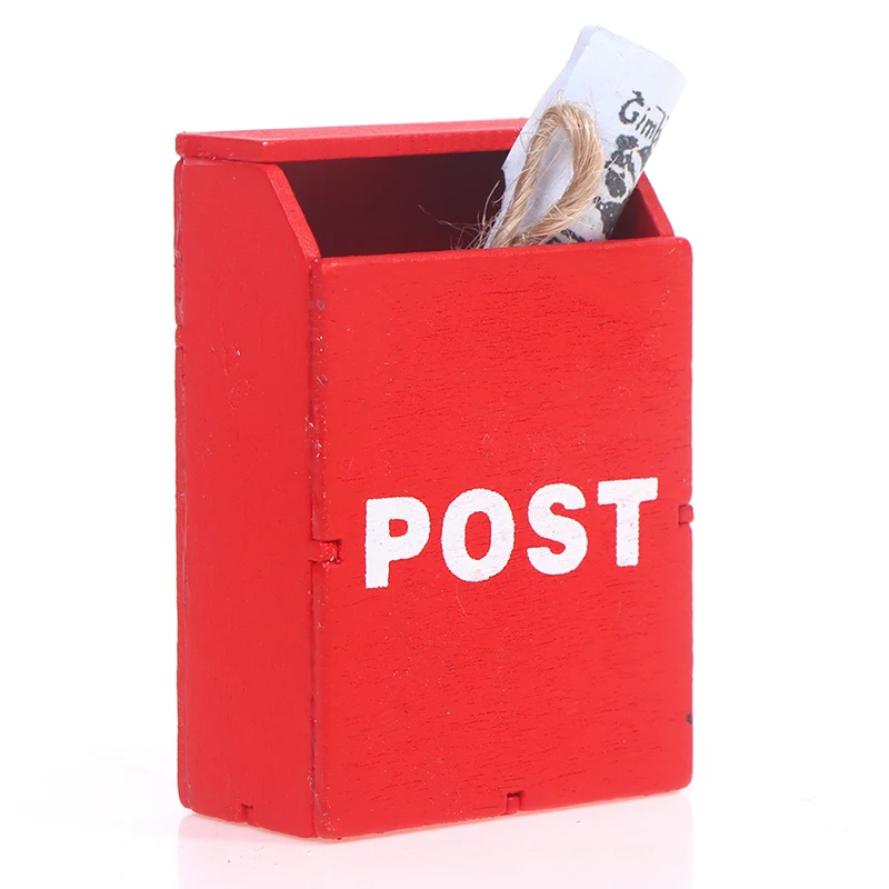 Деревянный почтовый ящик для кукольного домика миниатюрная сказочная садовая