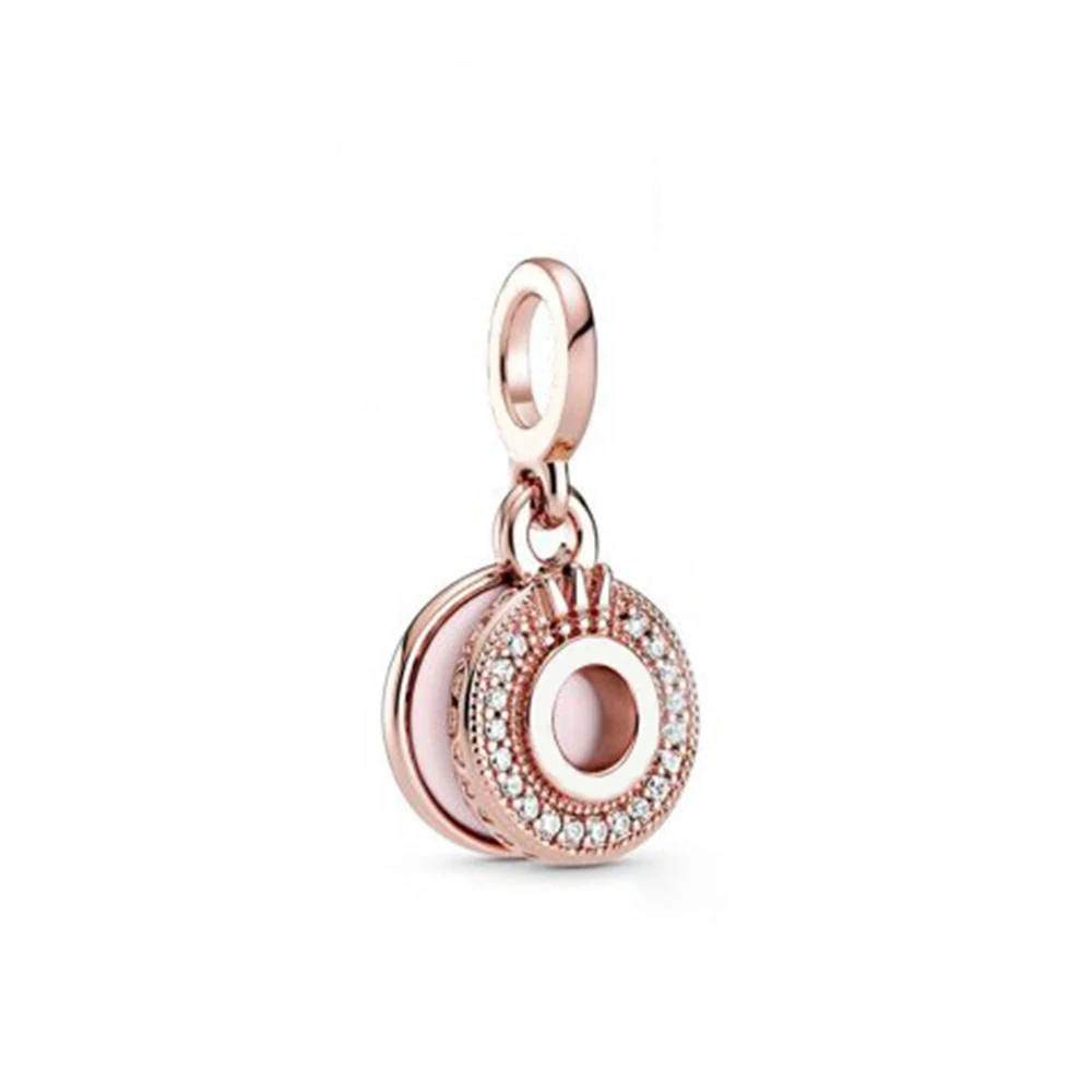 

Signature Rose Sparkling Logo & Crown O Dangle Charm 789055C01