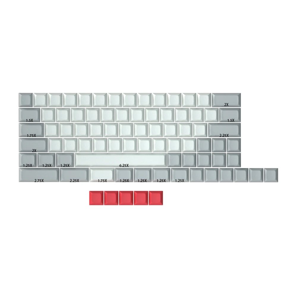 IDOBAO пустой 61 64 68 ANSI dsa keycaps профиль толстый PBT Keycap для Cherry MX механическая клавиатура