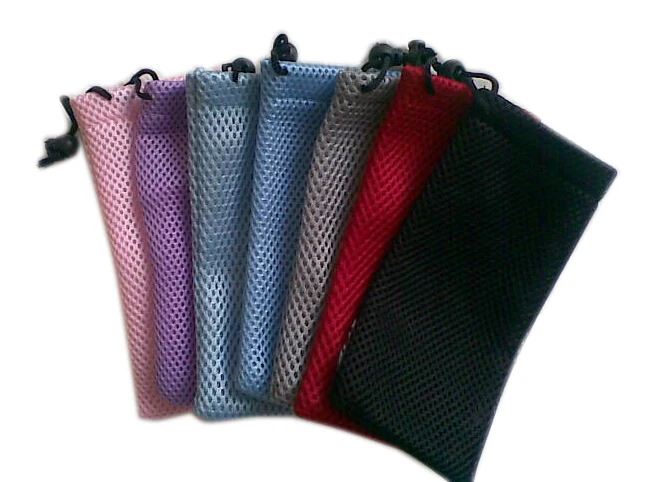 

1PC Dustproof Glasses Case Waterproof Plaid Cloth Mesh Sunglasses Bag Glasses Pouch Random Color 9*18cm