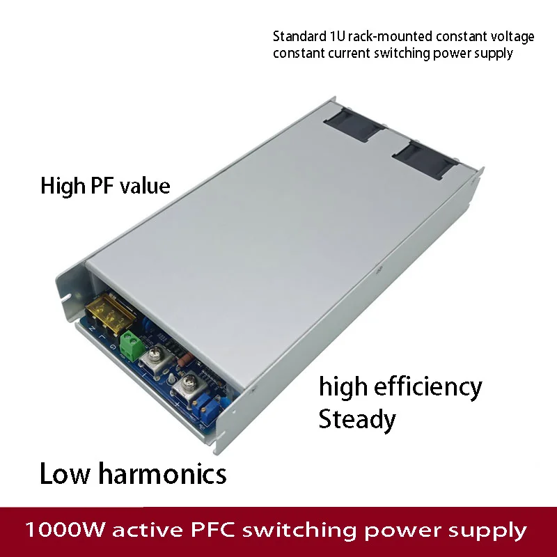 Высокая Питание 1200W 1000W AC 220V 110V DC/DC 24V 36V 60V PFC Регулируемый Импульсный Питание Связь 1U трансформатор