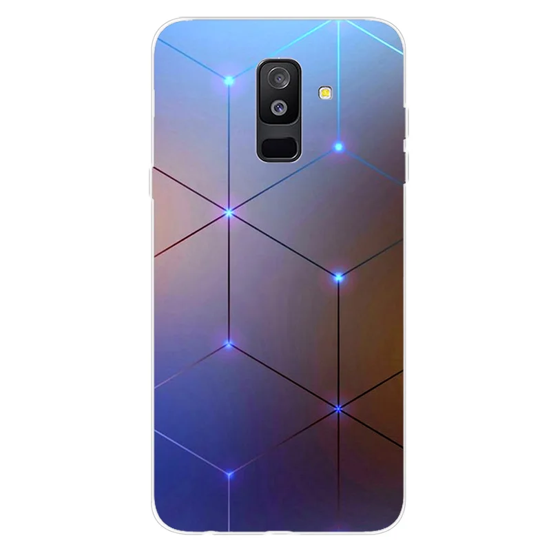 Чехол для Samsung Galaxy A6 A8 2018 силиконовый чехол Plus мягкий из ТПУ A 8 6 телефона - купить