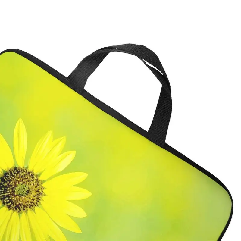 

Summer Sunflower Plant Laptop Sleeve Personalized Pattern Laptop Sleeves Anti-Scratch Neoprene Fabric Tablet Cover for