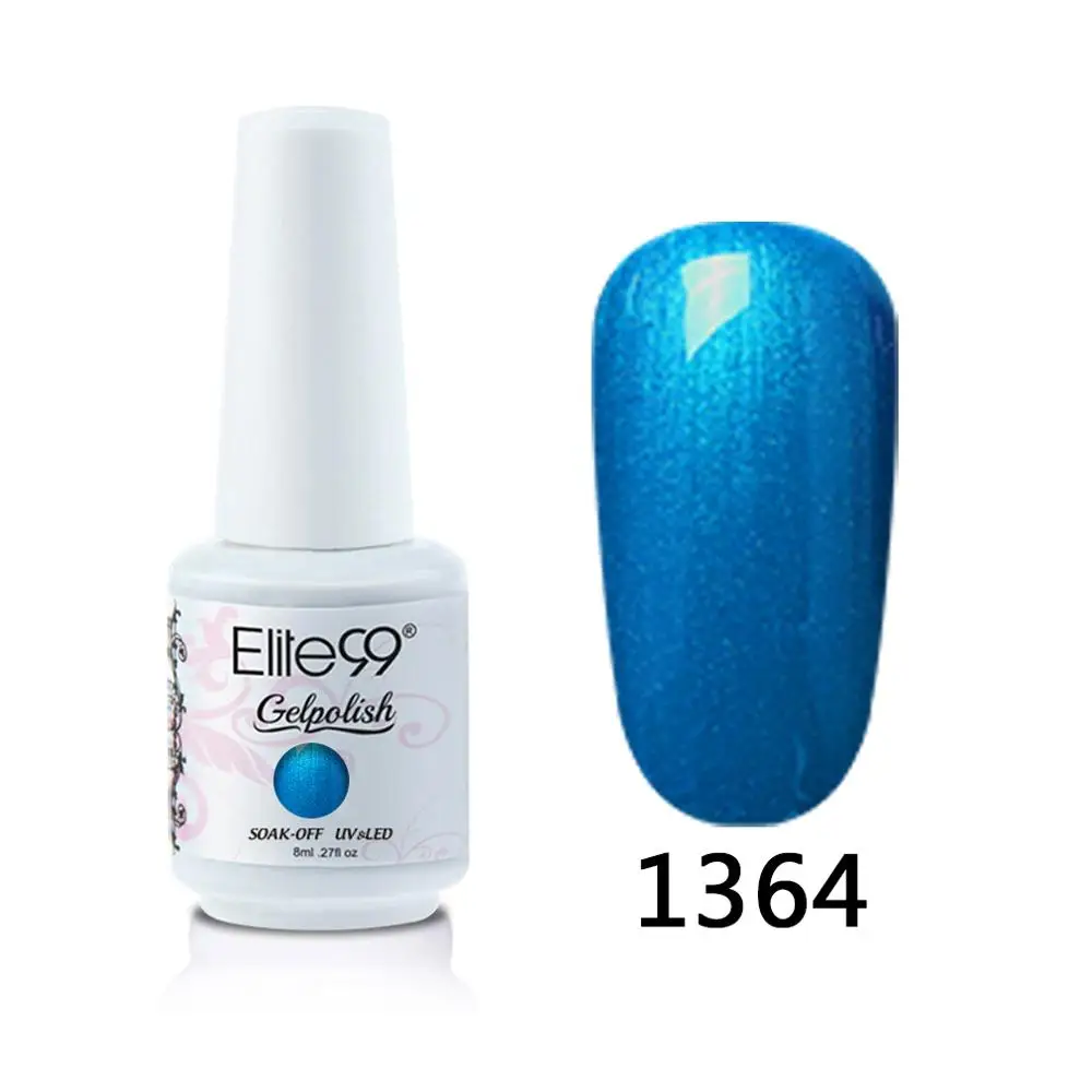 1364 Elite99 8 мл Гель-лак для ногтей Vernis Полупостоянный лак для ногтей УФ-гель лак для ногтей эмаль для маникюра Лак для ногтей - Цвет: 1364
