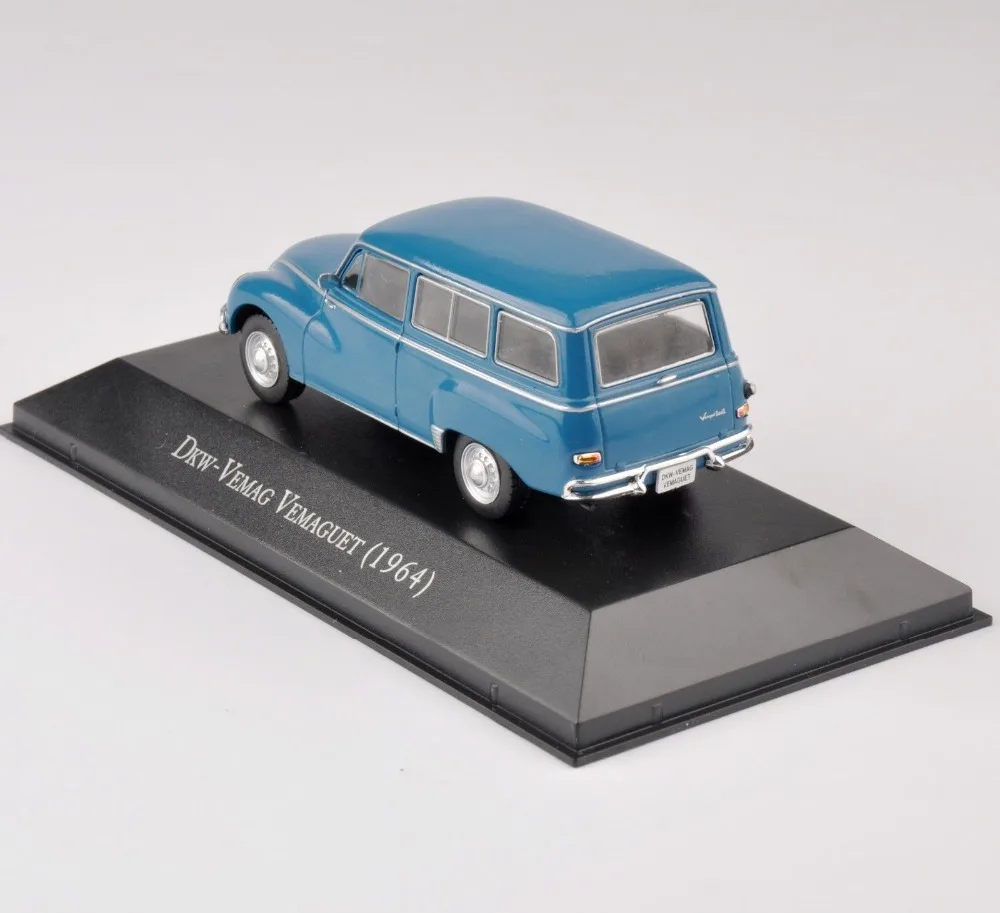 Модель автомобиля 1/43th литая синяя машина режим Dkw VEMAG VEMAGUET(1964) автомобили игрушки