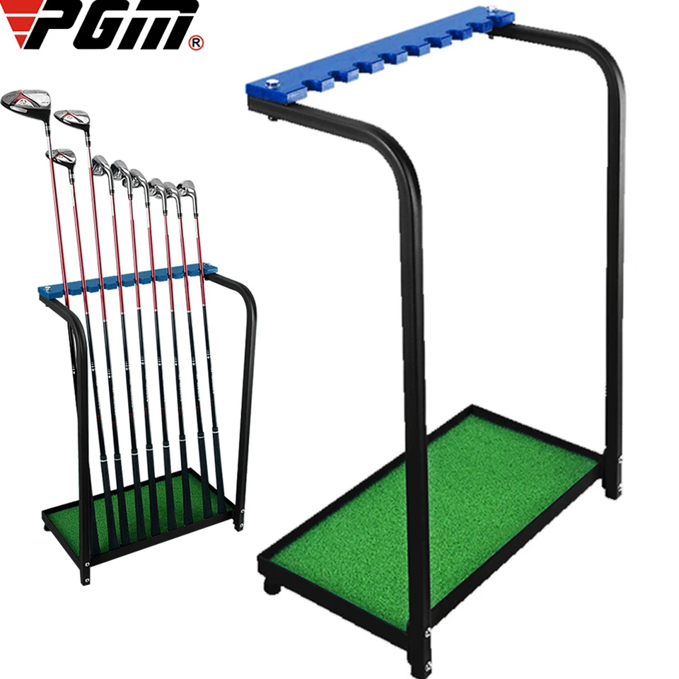 

PGM Golf Club Metal Acrylic Storage Rack Holder Club Ball Display Shelf Placement Support 9 Hole Pole Ports Course Tool Supplies
