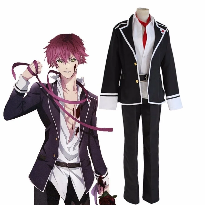

Аято Сакамаки для влюбленных аниме дьяблик Косплей Костюм Полный комплект школьная Униформа Хэллоуин Карнавальный Костюм Рождественский ...