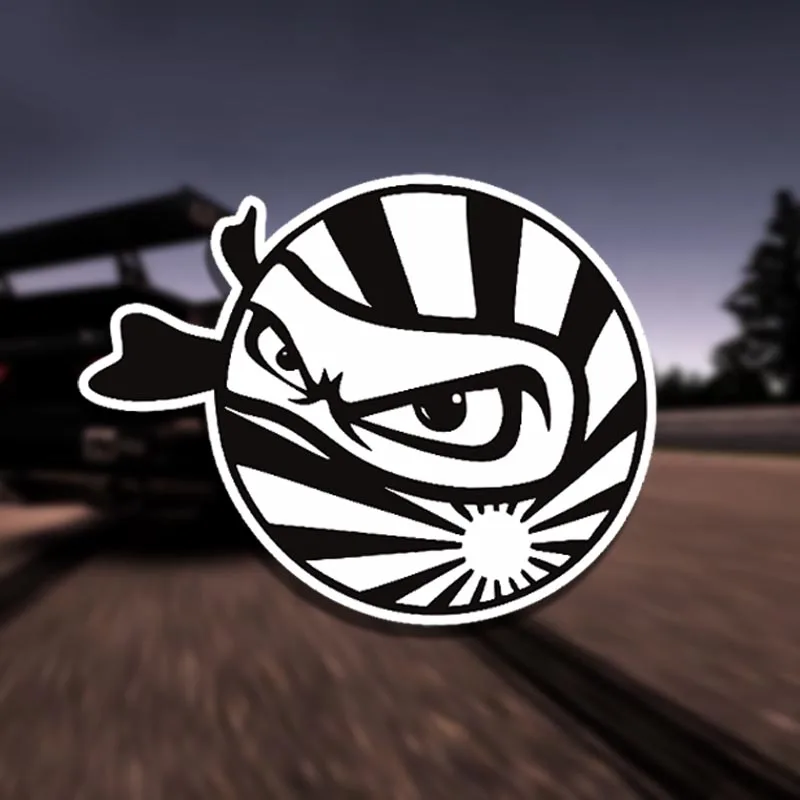 Светоотражающие японского ниндзя JDM наклейка маньяк японский виниловые наклейки