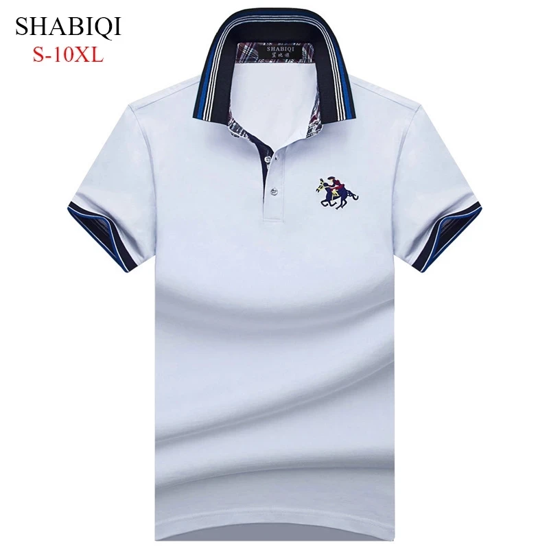 

2021 New Classic Mens Polo Shirts Long Sleeve autumn Men's Shirt Brands Camisa Polo Masculina Plus Size 6XL 7XL 8XL 9XL 10XL