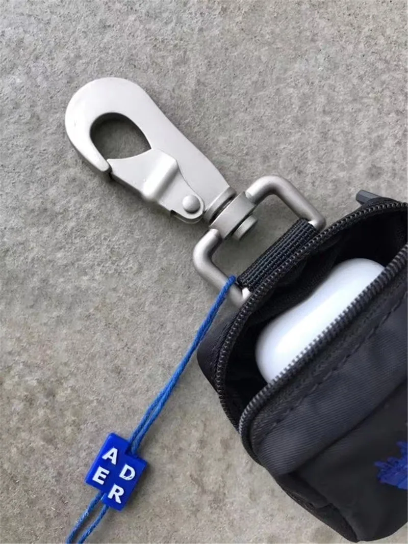 

Ader Error Fashion Key Wallets Men Women 1:1 With Tag Zipper Adererror Mini Bag Metal hook Ader Error Bags