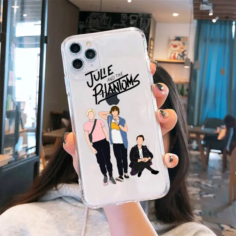 

American TV Julie and the Phantoms Phone Case Transparent soft For iphone 5 5s 5c se 6 6s 7 8 11 12 plus mini x xs xr pro max