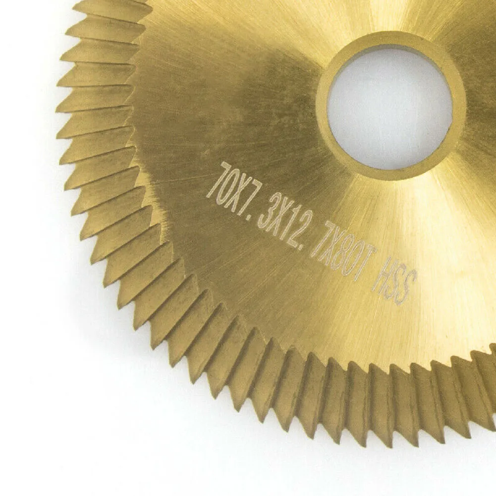 

Titanium Saw Blade parts Machine Cutter 70x7.3x12.7mm Key Machine Saw Blade